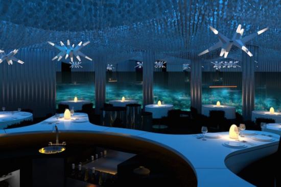 马尔代夫水中餐厅创意设计